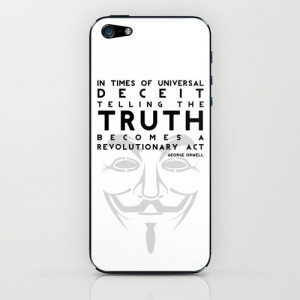 Truth Revolution - V for Vendetta iPhone & iPod Skin