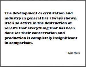 Karl Marx on Conservation
