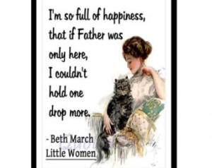 beth march little women quoted art print 8 00 usd quotedart