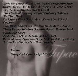 tupac only god can judge me now Image