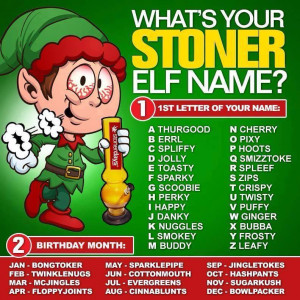 ... Funny Pictures // Tags: Whats your stoner elf name // December, 2013