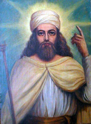 Prophet Zoroaster or Zarathustra the founder of the oldest organized