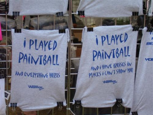 Funny paintball t-shirts