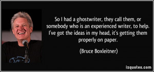 More Bruce Boxleitner Quotes