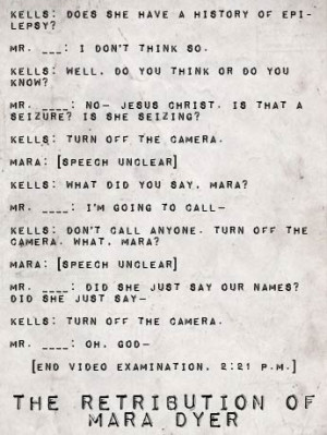 of epilepsy? Mr. ___: I don't think so. KELLS: Well, do you think ...