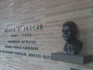 may 1969 bust of ralph bunche bunche hall university of ...