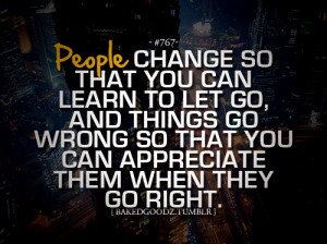 People change..