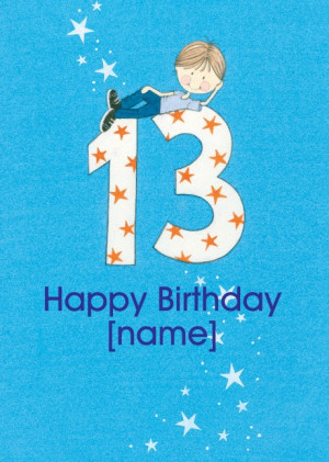 Happy Birthday Cards For Boys 13