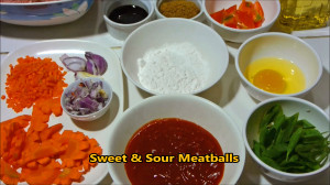 Sweet & Sour Meatballs Ingredients HD Wallpaper