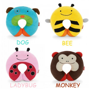 ... Zoo-Car-Seat-Travel-Neck-Rest-Soft-Plush-Toy-Pillow-for-Baby-Kid-Child