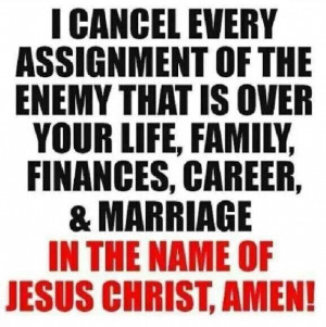 cancel every assignment of the enemy!
