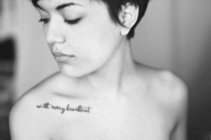 Collar Bone Tattoo Quotes
