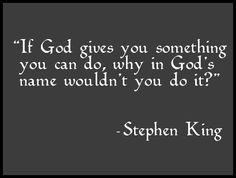 Straight From Stephen King’s Mouth