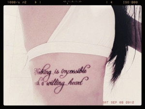 Hot quote tattoo for girls - Tattoo - collarbone: Hot Quote tattoos ...