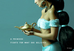 Motivational Quote : A princess fights for what she Believes.