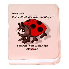 Ladybug Quotes Baby Blankets