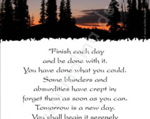 inspirational quote - one day at a time - nature ...