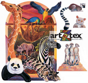 Animal Diversity with Zebra, Panda, Giraffe, Lemur, Parrots and much ...
