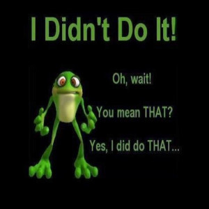 didn't do it ... ☺