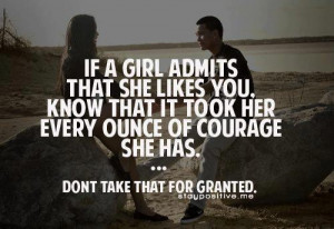 Dont take her for granted