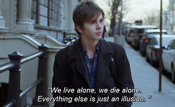 Depressing Movie Quotes Tumblr Love death truth film quote