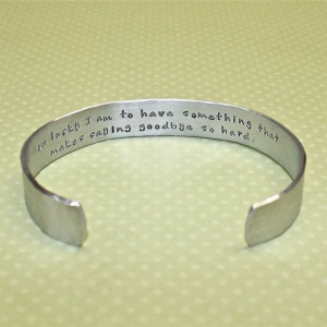 Missing you Gift - How lucky I am... Secret Message Custom Hand ...