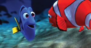 Dory is a regal blue tang, which you might want to remind her of if ...