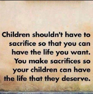 Absolutely. Too many parents are so selfish