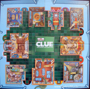 Framed Clue Board Game