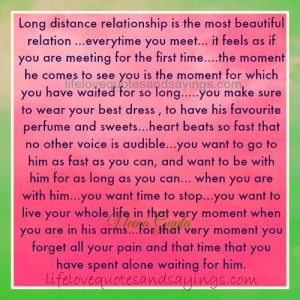 Long Distance Relationship..