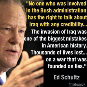 administration has the right to talk about Iraq with any credibility ...