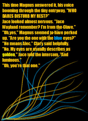Magnus bane Quote 2 by otakuyesweare
