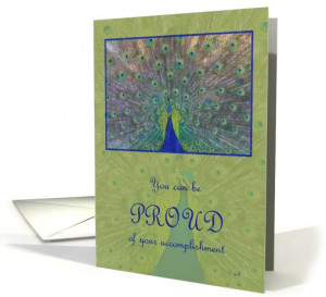 congratulations on your promotion: peacock card (407773)