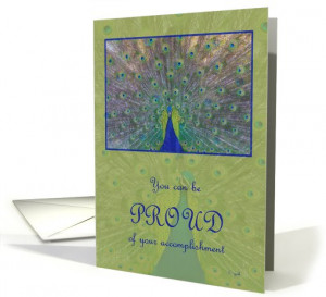 congratulations on your promotion: peacock card (407773)