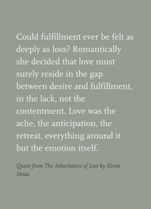 Quote from The Inheritance of Loss by Kiran Desai