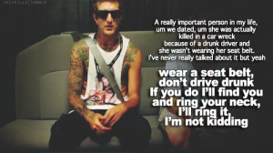 ... austin carlile of mice and men driving omm gifs drunk driving