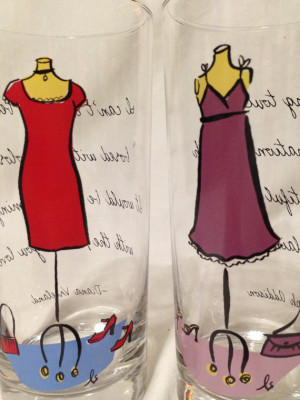 Vintage Mannequin Dress Glasses With Quotes by Diane Vreeland and ...