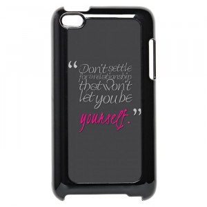 Relationship Settlement Quotes iPod Touch 4 Case