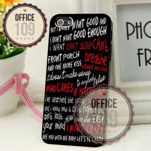 Want Crazy Quotes Hunter Hayes iPhone 4/4s/5/5s/5c by Office109, $15 ...