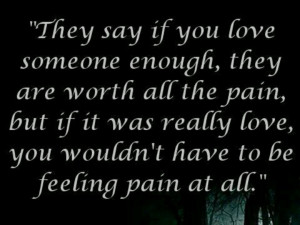 Don't hurt the ones you love