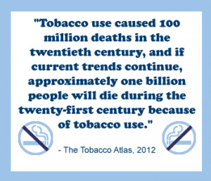of smoking and information on specific conditions caused by tobacco ...