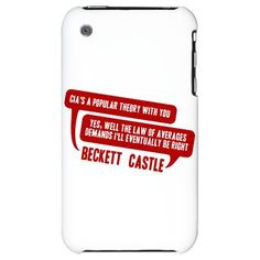 Castle CIA/Law Of Averages iPhone 3G Hard Case Castle TV show $24.50
