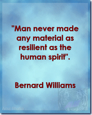 material as resilient as the human spirit