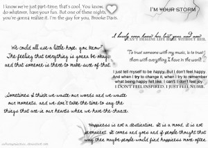 One Tree Hill Quote Brushes by saharapriincesz