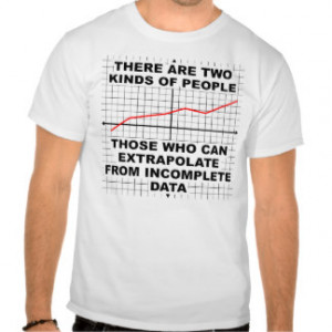 Extrapolate from Incomplete Data T-shirt