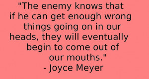 Joyce meyer quote #battlefieldofthemind #joycemeyer