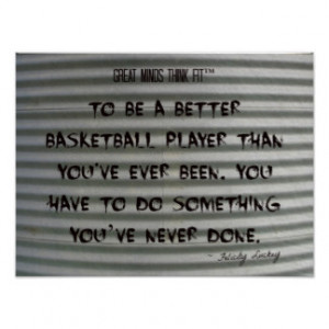 Basketball Quote Graffiti on Corrugated Iron 07 Poster