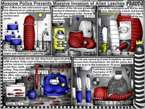 Invasion of alien leeches (medium)