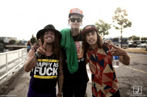 Vic Fuentes, Mod Sun and T. Mills.