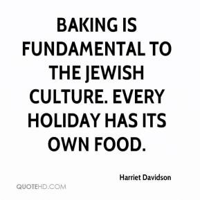 Baking is fundamental to the Jewish culture. Every holiday has its own ...